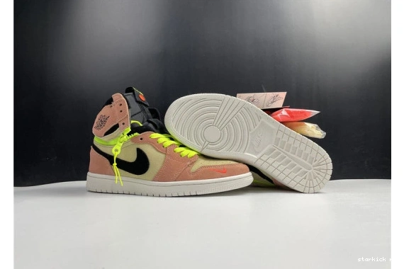 Air Jordan Switch CW6576-800 Peach CW6576-800 1 High 0312